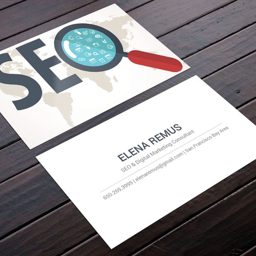 Business Card For A Digital Marketing Consultant