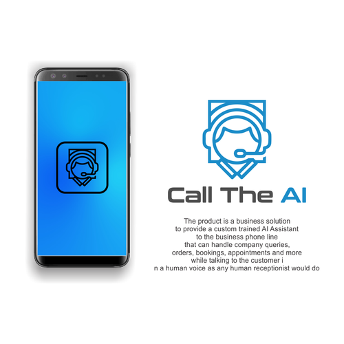 AI Communication Logo Design by Rayleight_