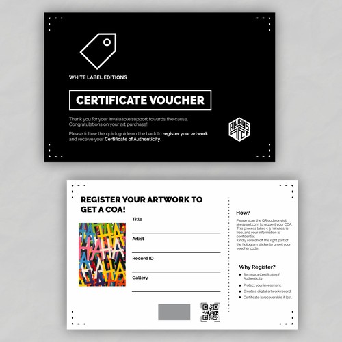 Certificate Voucher Design by Syarif HC