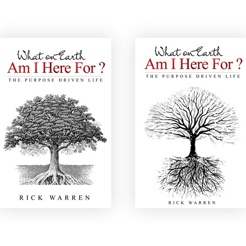 Book cover redesign for "What on Earth Am I Here For? The Purpose Driven Life" by Rick Warren Design by Muhammad Yasir