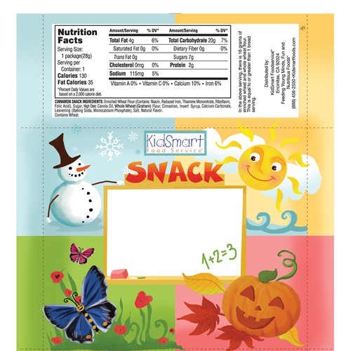 Design di Kids Snack Food Packaging di monana