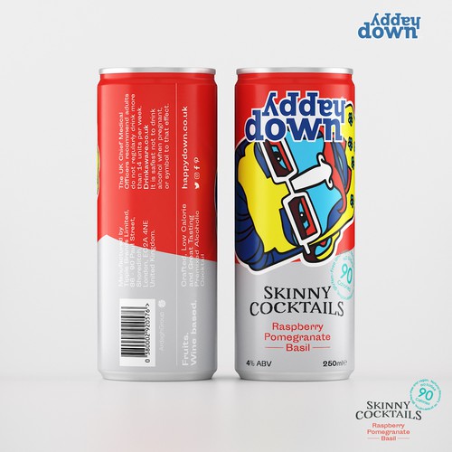 Premium Slim Can Packaging Design for a Global Award Winning Premixed Alcoholic Cocktail Brand Design by eolinart