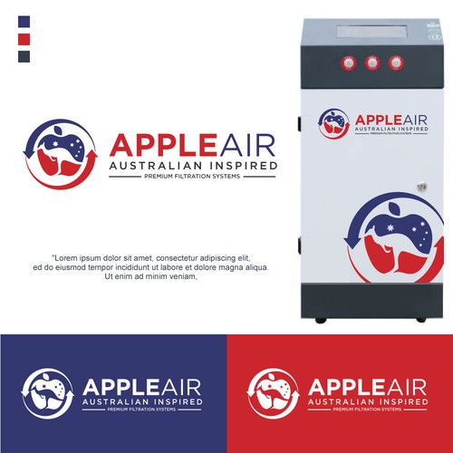 Diseño de Apple Air Logo Design for filtration systems de Art_Nesia™