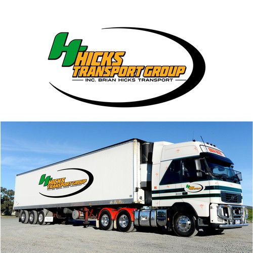 Hicks Transport Group logo freshen up - Sep 2015 Design by camperniq