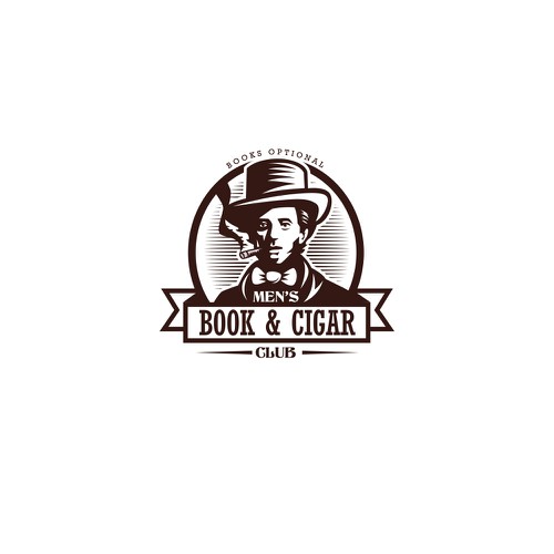 Help Men's Book and Cigar Club with a new logo デザイン by Daniel / Kreatank