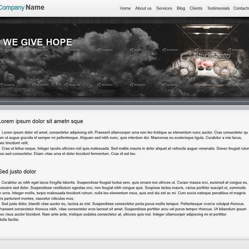 1-3 Page Website Template Design von kpp0209