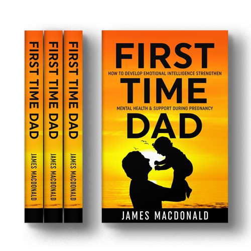 Book cover art appealing to First Time Dad & Expectant Mums Design by Trivuj