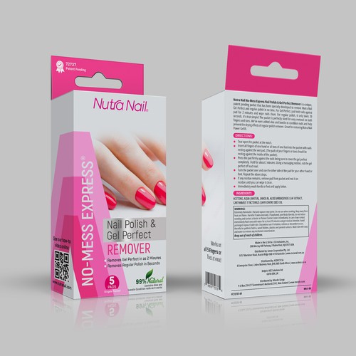 Nutra Nail Gel Remover Design by Rajith Shantha