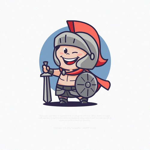 Warrior Mascot Design by NLOVEP-7472