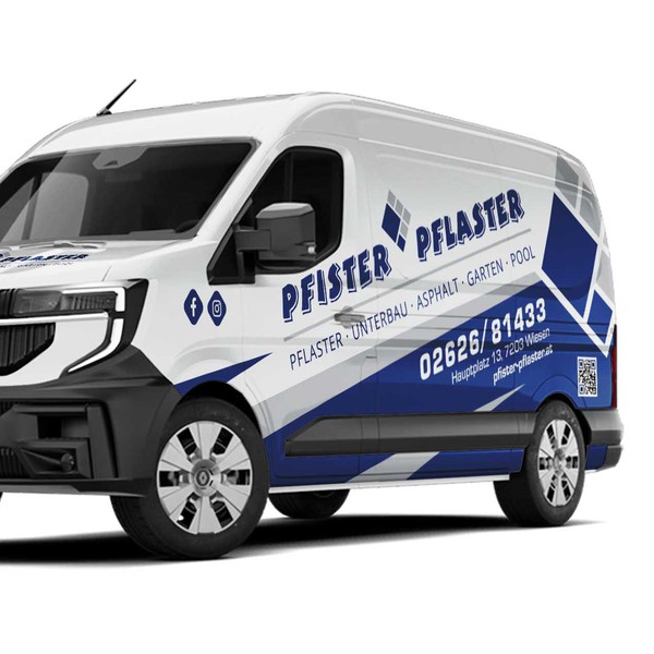 Cool informative style car wrap