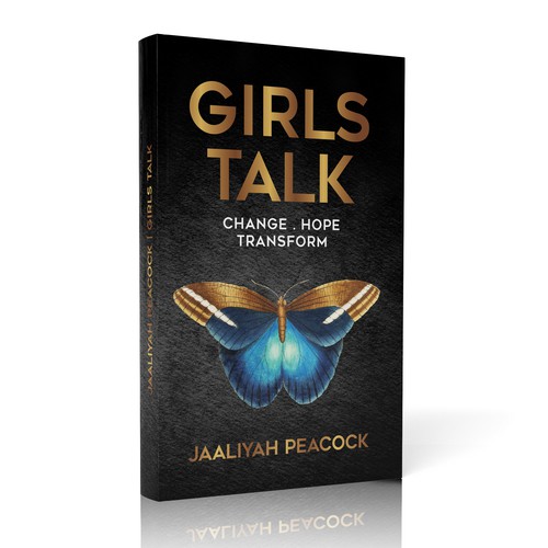 I need a beautiful butterfly book cover for my first book for women all around the world Design by jansky6