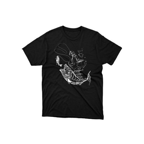 Design Fishing Astronaut - Swimbait Shirt di Olgachka