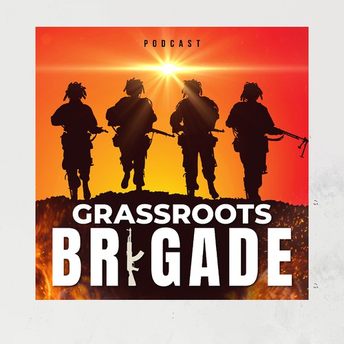 Cover Art for Military Veteran Podcast Design by The Cloud Digital