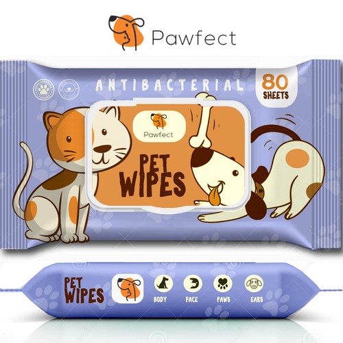 PAWFECT--the perfect pet brand Design by Ozike