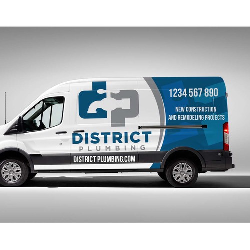 District Plumbing Vehicle Wraps and Designs! Looking for the Modern ...