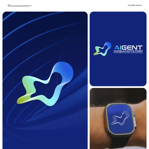 AI Agent Company: Appealing to small to medium sized businesses. Design by Grace's_Secret