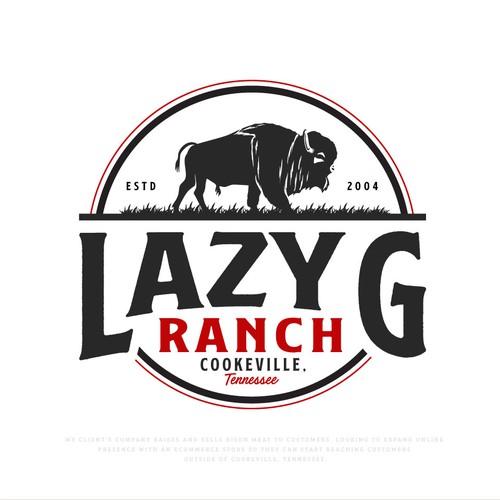 Custom Logo for Bison Ranch Design by Unik ART