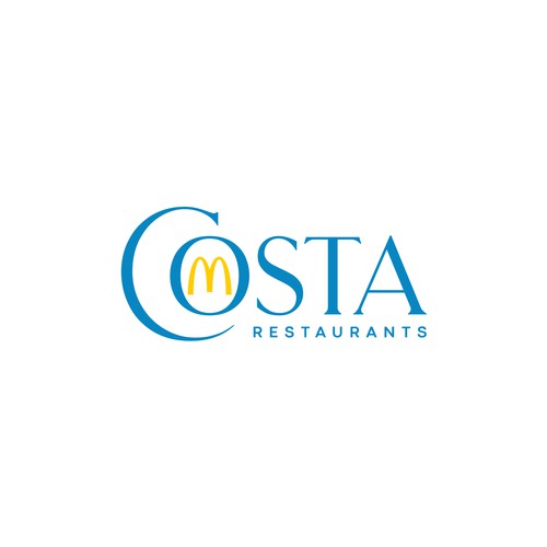 Logo for Costa Restaurants - McDonald's Design by rouf_art