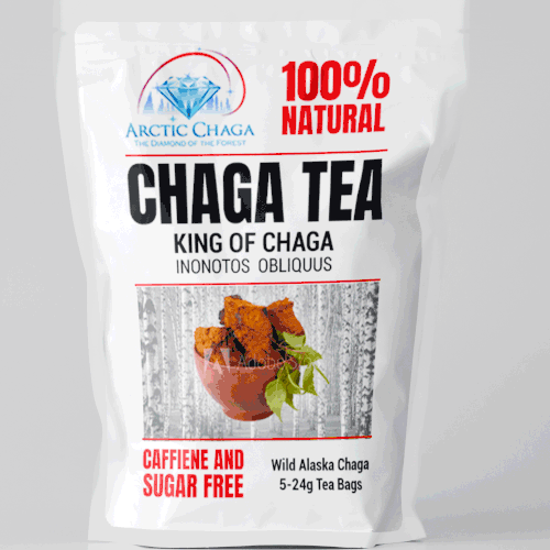 Arctic Chaga Label New Look Design by cizcograffix