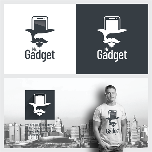 Design a hipster logo for electronic accesories for Mr. Gadget Design by Piscesco.