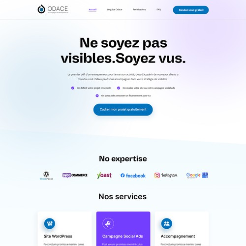 Web page design contest entry by AKDCreative
