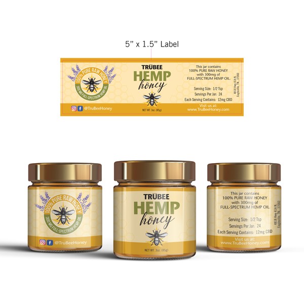 Hemp Honey Label