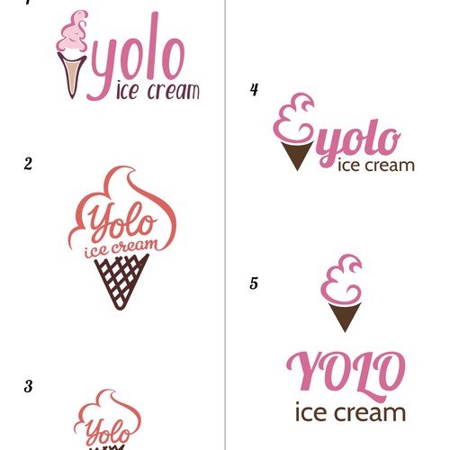 Create an Ice Cream Shop brand logo | Logo design contest