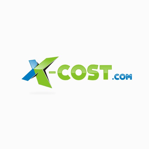 logo for x-cost.com Design by Rozak Ifandi