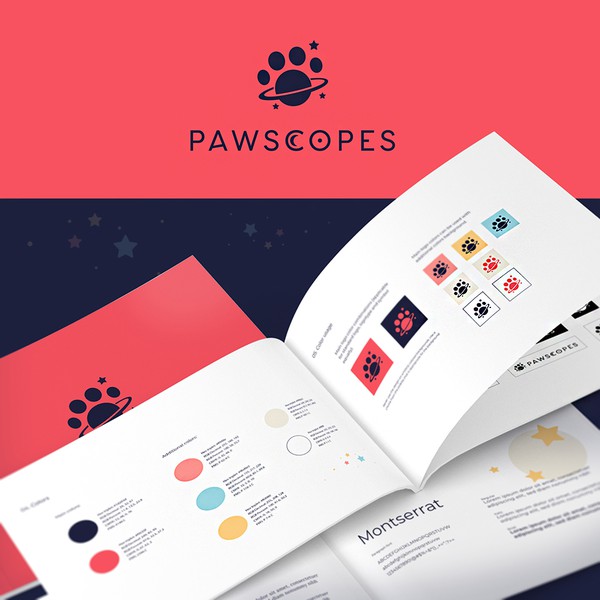 Logo & brand guide for Pawscopes