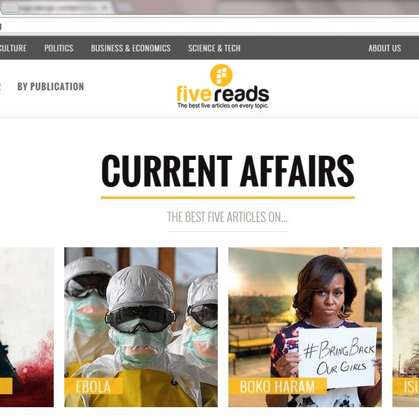 Create a website logo for www.FiveReads.org