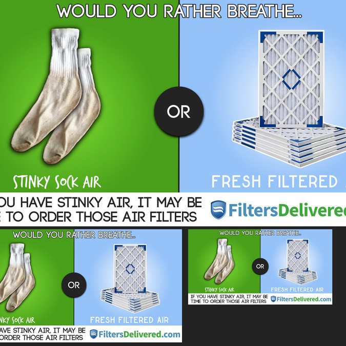 Facebook Air Filter Ad. Banner ad contest
