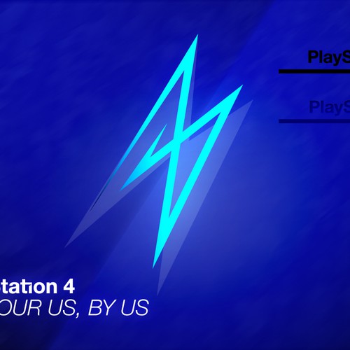 Community Contest: Create the logo for the PlayStation 4. Winner receives $500! Design by fourLTRS
