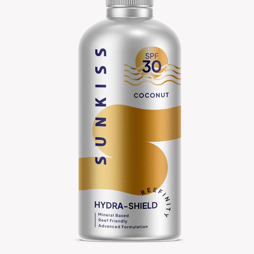 Luxury Sunscreen Label Design by Lady Goga