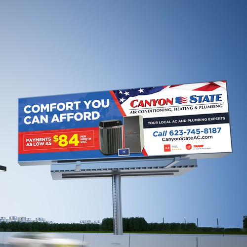 Design An Eye-Catching Billboard For An HVAC Company Design von SoftSkills