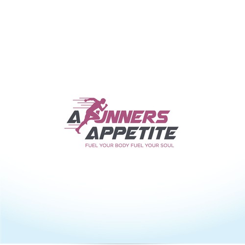 Create a memorable logo for "A Runners Appetite" A healthy lifestyle