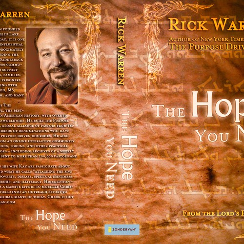 Design Rick Warren's New Book Cover Diseño de jcmontero