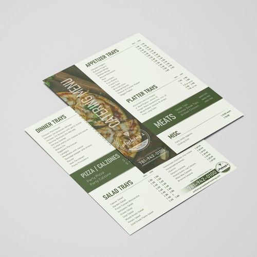 Love Food??? Create a modern, stylish Catering Menu for Anthony's Design by giekstrave