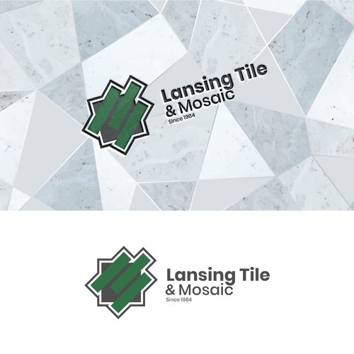 Lansing Tile & Mosaic Logo Update/Refresh for 40th Anniversary Year Design by sunshine_design