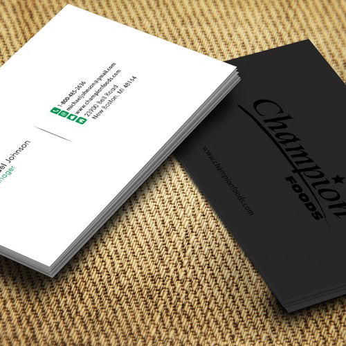 コンペ「Design A New Business Card, Win The Prize!!」のデザイン by milos9399さん 