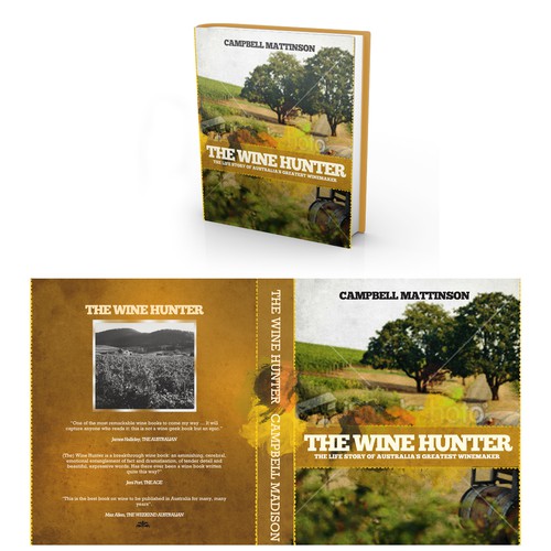 Book Cover -- The Wine Hunter Design by Dartgh