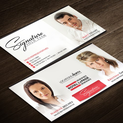 コンペ「Business Cards for Top Real Estate Team」のデザイン by Orangedanさん 