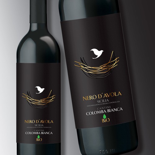 Wine Label Nero d´Avola Design by Debdutta*