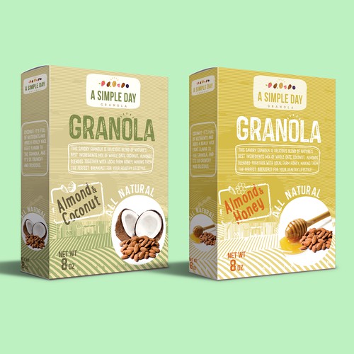 A Simple Day Granola Box Design Design by kec99