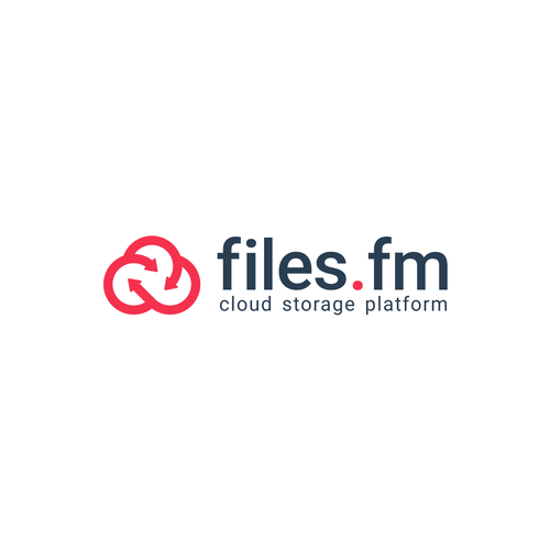 Files.fm logo and brand refresh for cloud storage platform Design by Diaveo