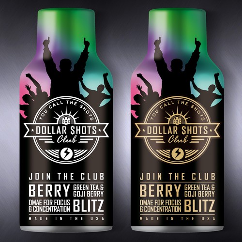 Design di Create an eye-catching energy shot drink bottle design for the relaunch our eCommerce Supplement Shot Co.!! di Dimanist