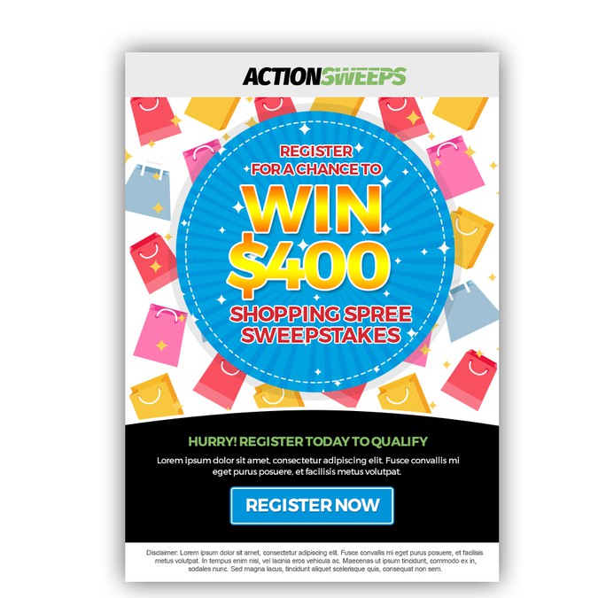 Sweepstakes Email Email contest