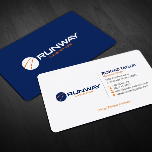 Design di Runway Logistics Business Card di chandrayaan.creative