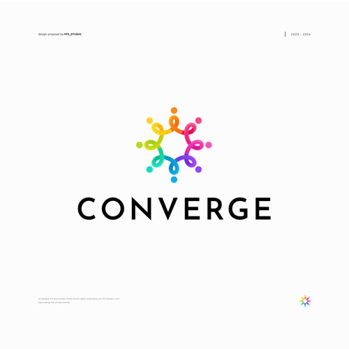 Logo for Converge event Diseño de FF3