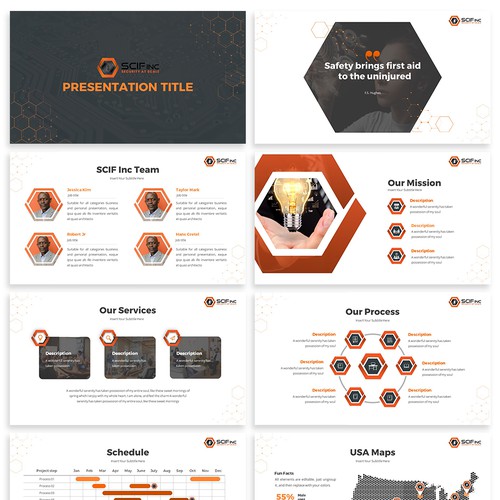 Designs | SCIF Inc Security at Scale Presentation Template | PowerPoint ...