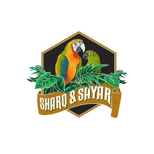 Logo for my Two Birds (Macaw & Yellow Naped Amazon) Design by oopz